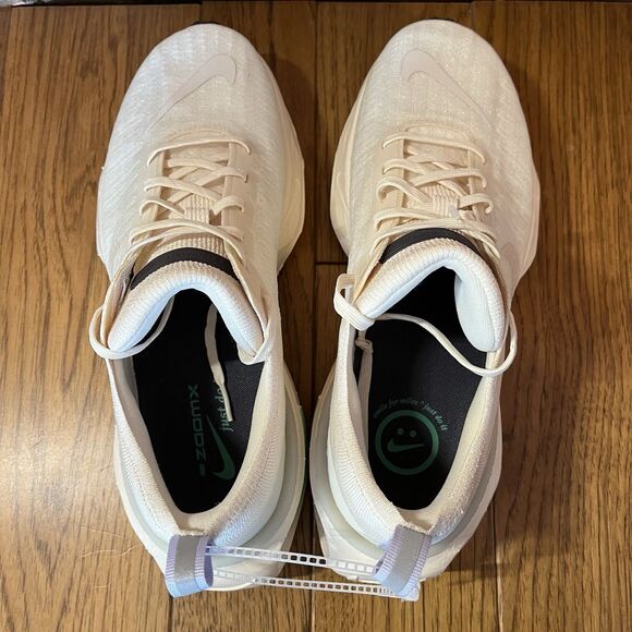NIKE Zoomx Invincible Run FK 3 Running Shoes Mens 9.5 Light Cream DR2615-200 - Picture 3 of 7